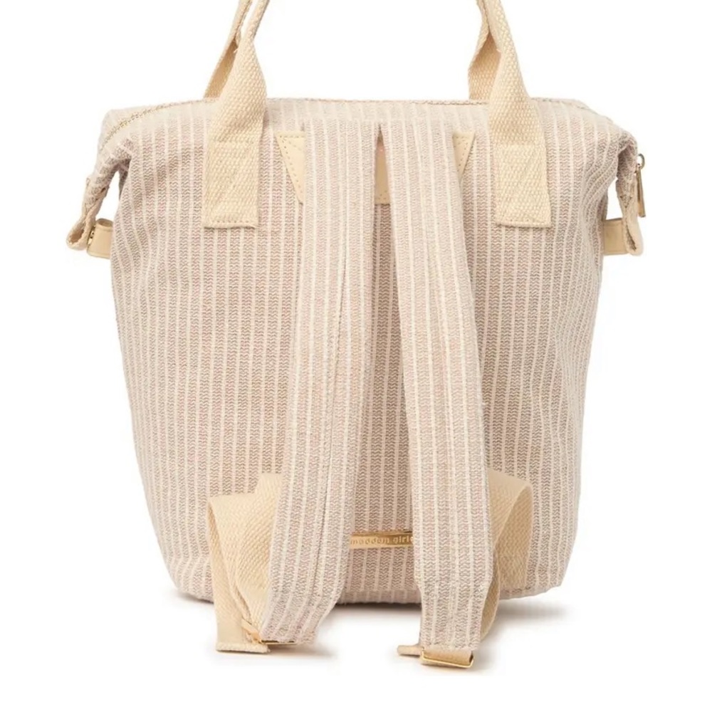 NWT! Madden Girl Pinstripe Mini Backpack - Picture 4 of 8